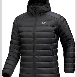 Arc'teryx Men's Black Puffer Jacket Cerium Hoody